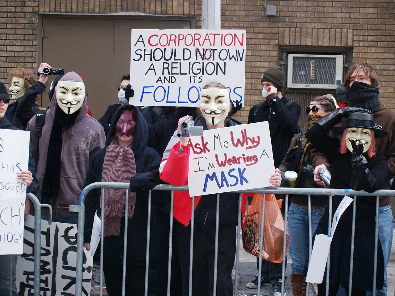 Акція протесту Anonymous