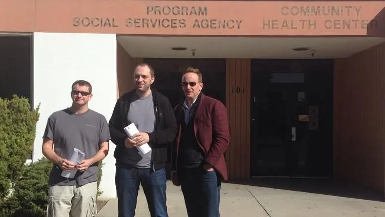 Jan Koum, Brian Acton with Sequouia director