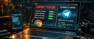 Інфостилер для браузера Chrome з Telegram C2